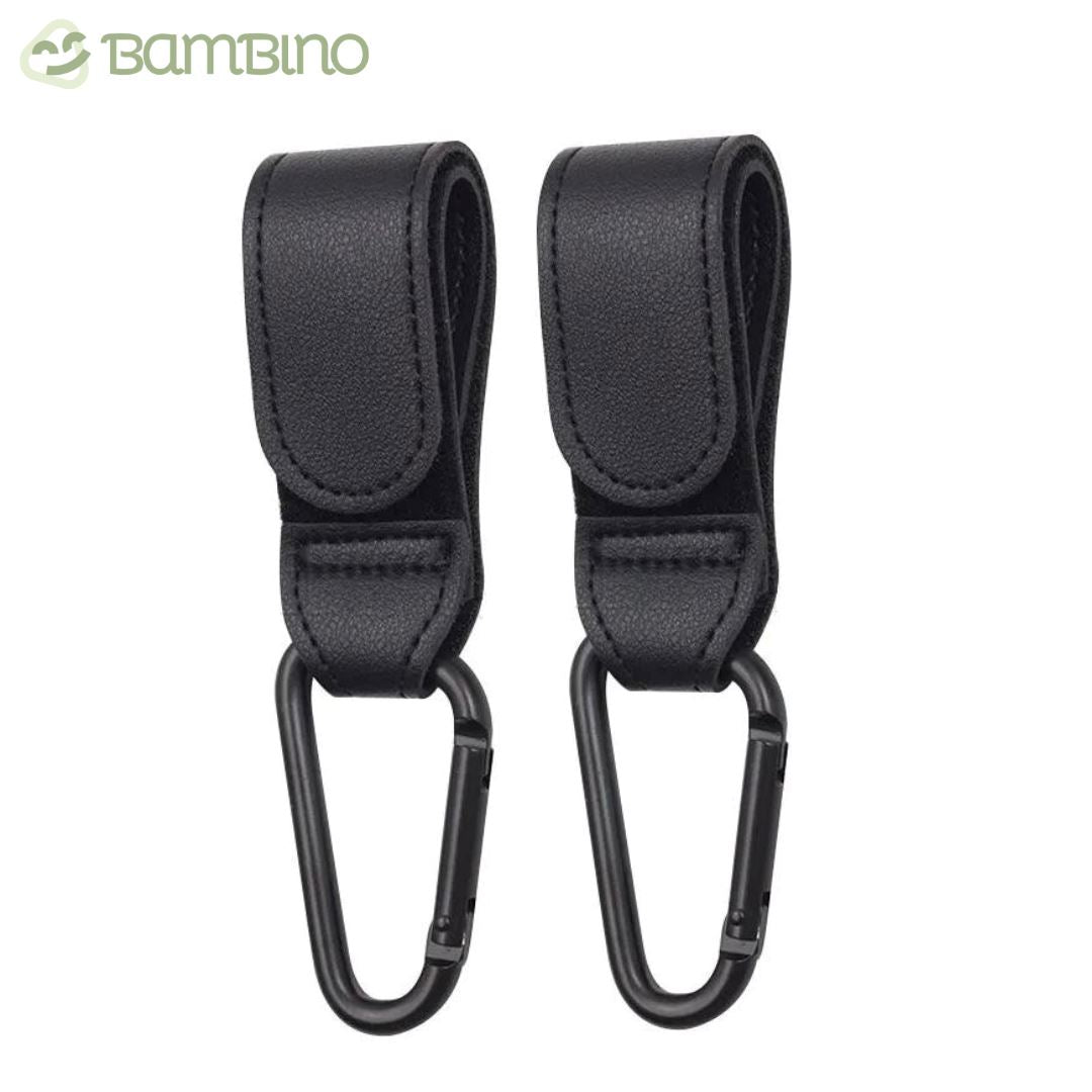 Alça de Bolsa para Carrinho Bambino Alça de Bolsa para Carrinho Bambino Loja do Bambino 2 Alças Preto 