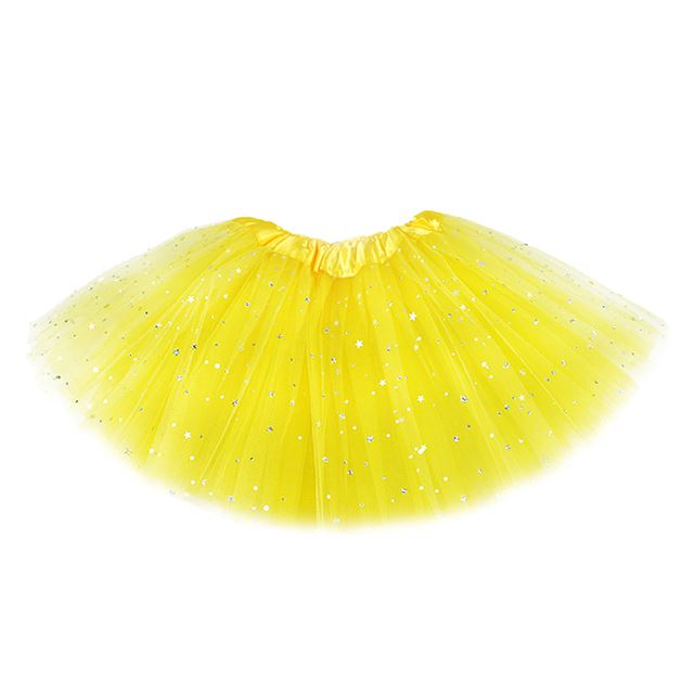 Mini Saia Tutu Infantil Mini Saia Tutu Infantil Loja do Bambino Amarelo 