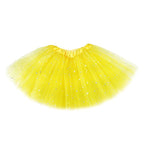 Mini Saia Tutu Infantil Mini Saia Tutu Infantil Loja do Bambino Amarelo 