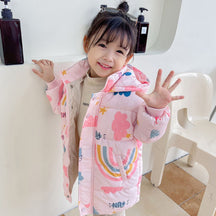 Jaquetão Puffer Infantil Jaquetão Puffer Infantil Loja do Bambino Rosa 2 Anos 
