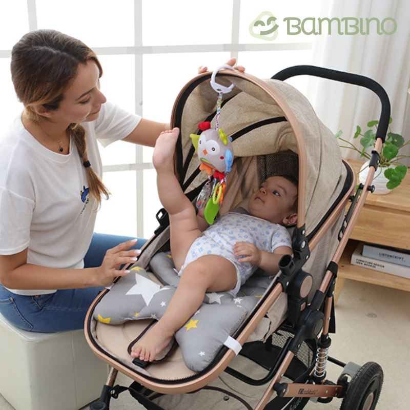 Chocalho Primeiro Toque para Carrinho de Bebê Bambino Chocalho Primeiro Toque para Carrinho de Bebê Bambino Loja do Bambino 