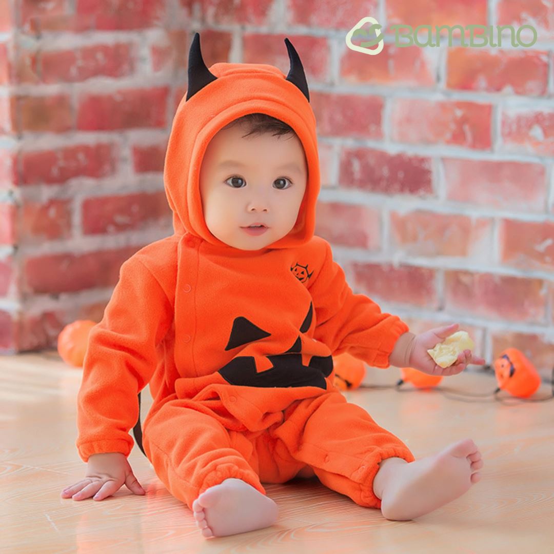 Fantasia Halloween Body Vestido Abóbora Baby Infantil Foto