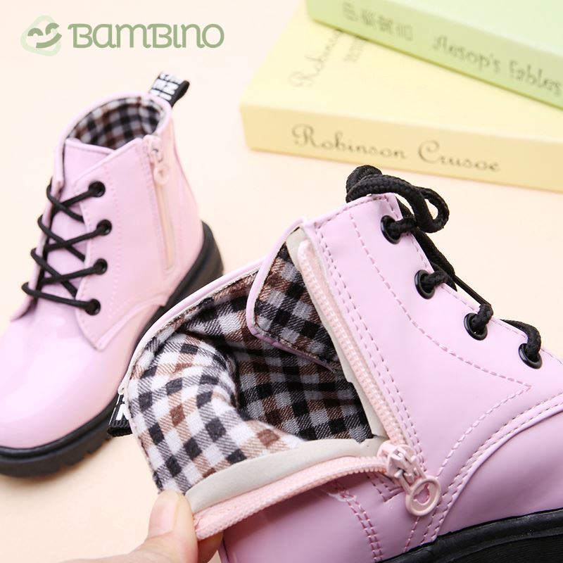 Bota Earth em Couro Infantil Bambino Bota Earth em Couro Infantil Bambino Loja do Bambino 
