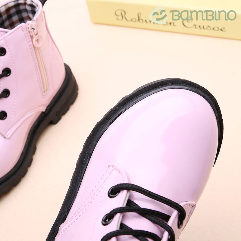 Bota Earth em Couro Infantil Bambino Bota Earth em Couro Infantil Bambino Loja do Bambino 