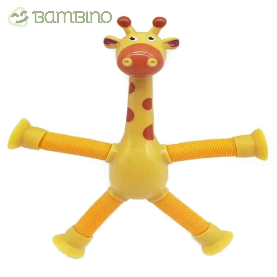 Girafa Estica Patas Girafa Estica Patas Infantil Loja do Bambino Amarela 