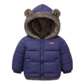 Jaqueta de Ursinho Infantil de Pelúcia - Reversível Jaqueta de Ursinho Infantil de Pelúcia - Reversível Loja do Bambino Azul 2 Anos 