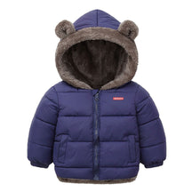 Jaqueta de Ursinho Infantil de Pelúcia - Reversível Jaqueta de Ursinho Infantil de Pelúcia - Reversível Loja do Bambino Azul 2 Anos 