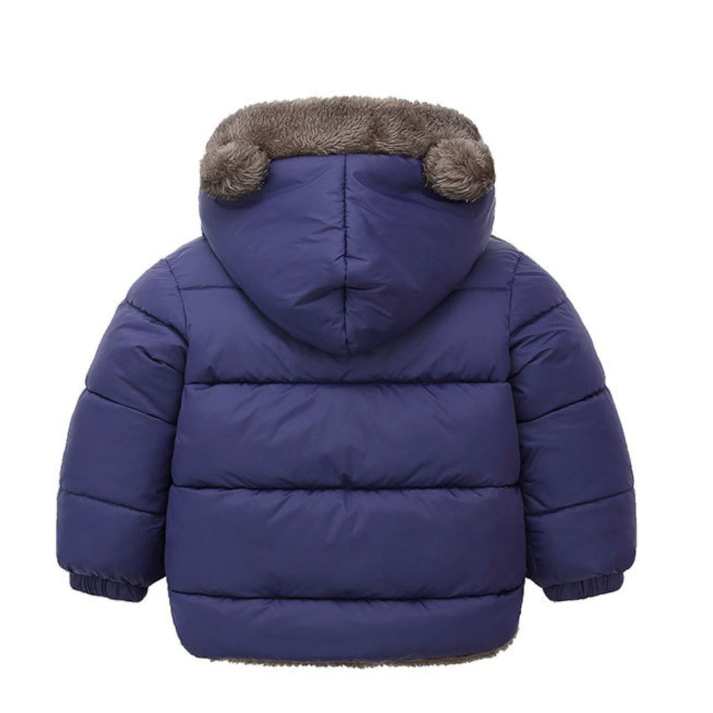 Jaqueta de Ursinho Infantil de Pelúcia - Reversível Jaqueta de Ursinho Infantil de Pelúcia - Reversível Loja do Bambino 