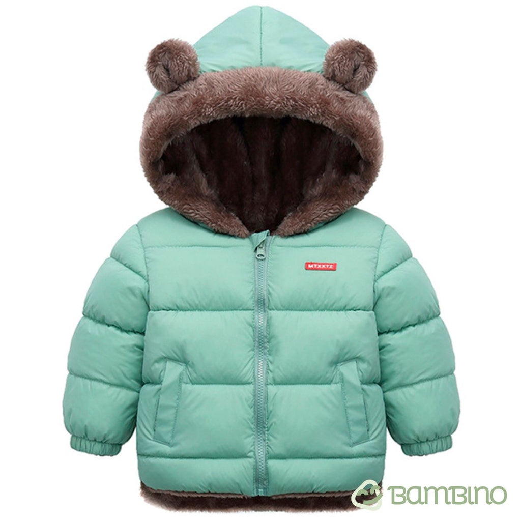 Jaqueta de Ursinho Infantil de Pelúcia - Reversível Jaqueta de Ursinho Infantil de Pelúcia - Reversível Loja do Bambino 