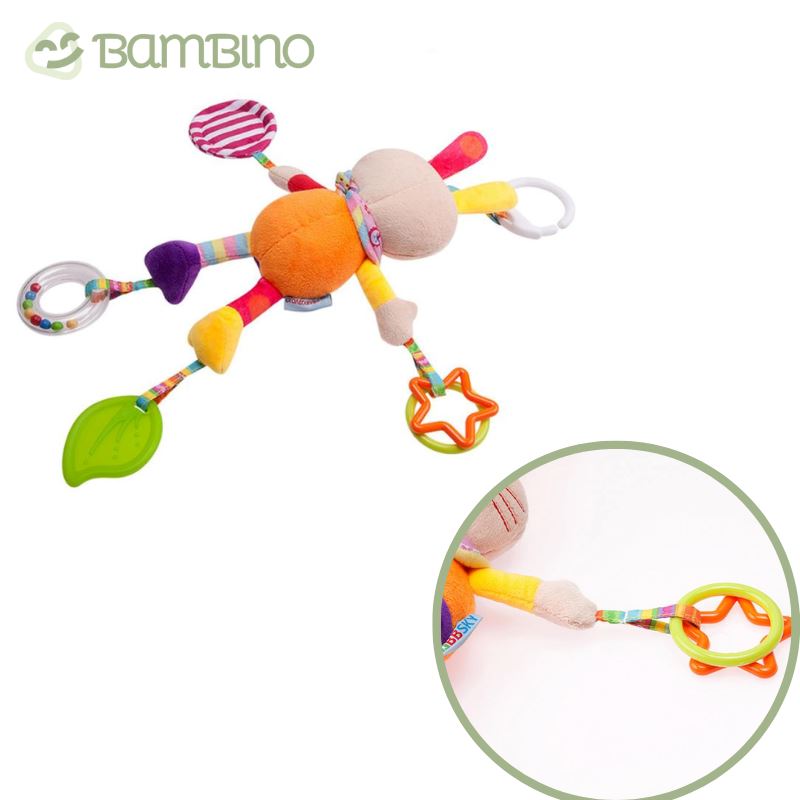 Chocalho Primeiro Toque para Carrinho de Bebê Bambino Chocalho Primeiro Toque para Carrinho de Bebê Bambino Loja do Bambino 