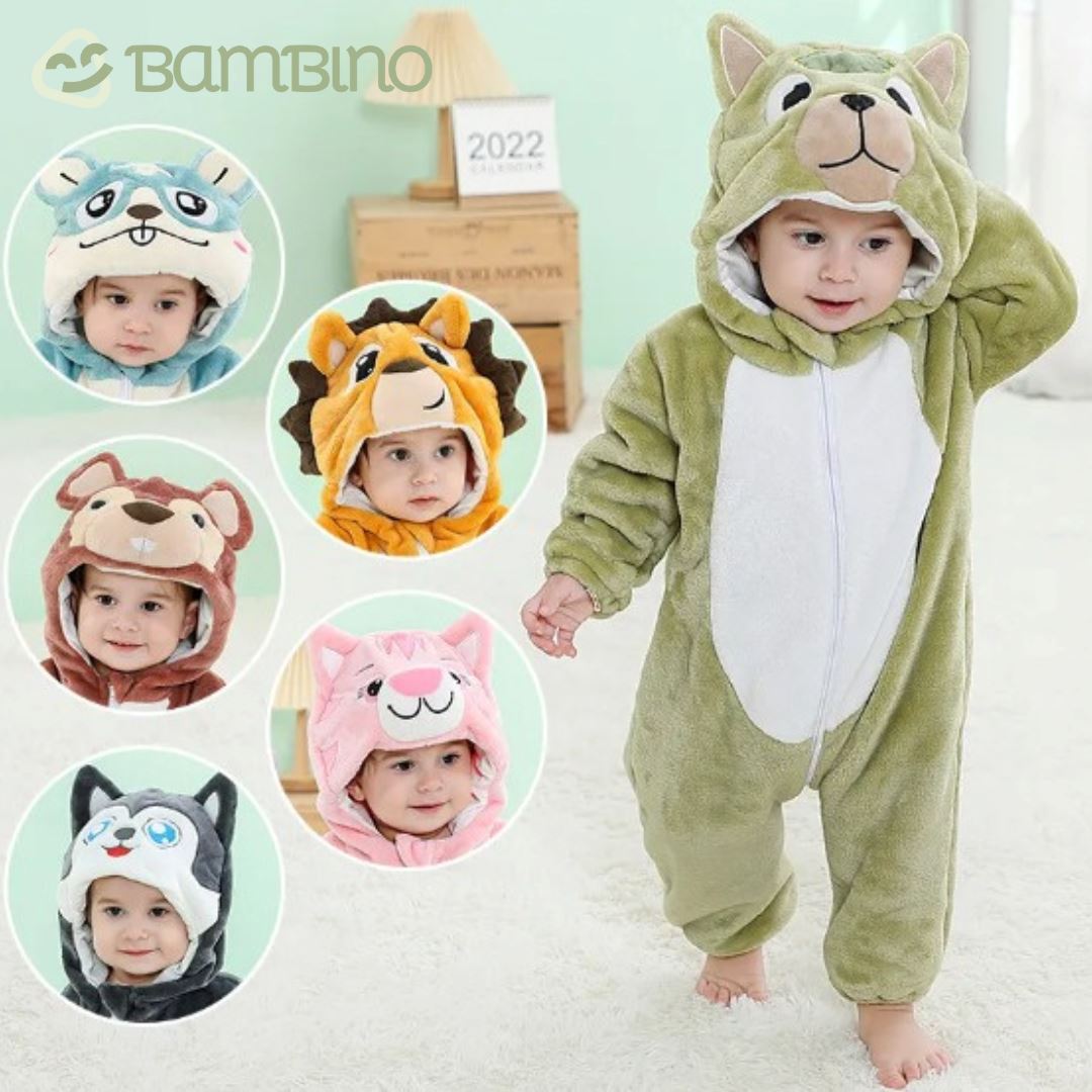 Pijama Macacão de Bichinho Infantil Pijama Macacão de Bichinho Infantil Loja do Bambino 