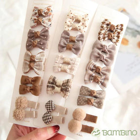 Mini Grampos de Cabelo Tope Infantil Bambino - 10 Grampos Mini Grampos de Cabelo Tope Infantil Bambino Loja do Bambino 