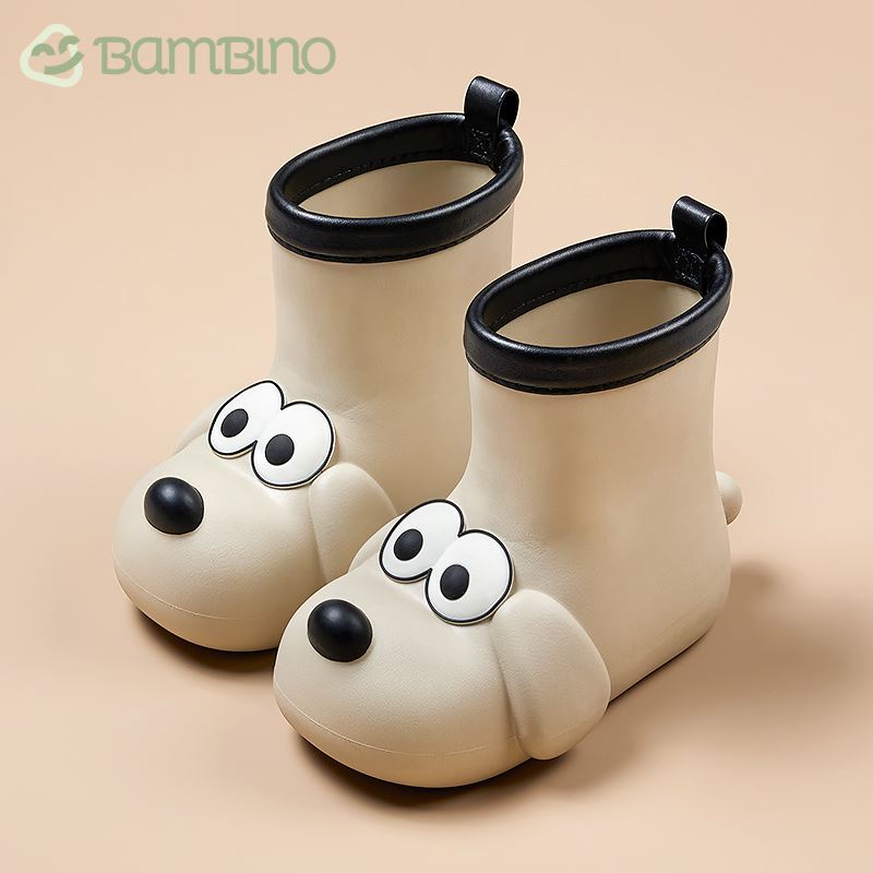 Botina Cãozinho de Borracha Infantil - Impermeável Botina Cãozinho de Borracha Infantil Loja do Bambino Cinza 25 