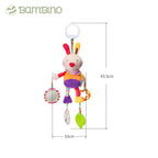 Chocalho Primeiro Toque para Carrinho de Bebê Bambino Chocalho Primeiro Toque para Carrinho de Bebê Bambino Loja do Bambino Coelho 