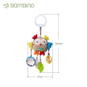 Chocalho Primeiro Toque para Carrinho de Bebê Bambino Chocalho Primeiro Toque para Carrinho de Bebê Bambino Loja do Bambino Coruja 