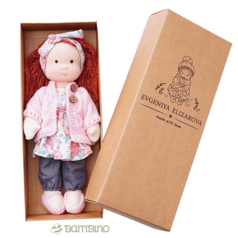 Boneca de Pano Artesanal Brinquedo Infântil Boneca de Pano Loja do Bambino Modelo 03 