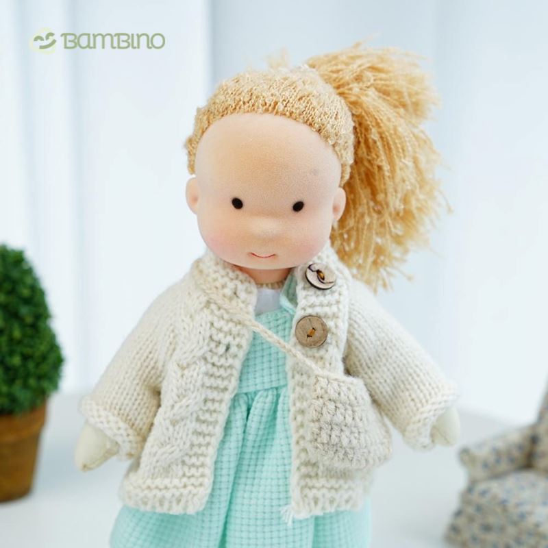 Boneca de Pano Artesanal Brinquedo Infantil Boneca de Pano Loja do Bambino 