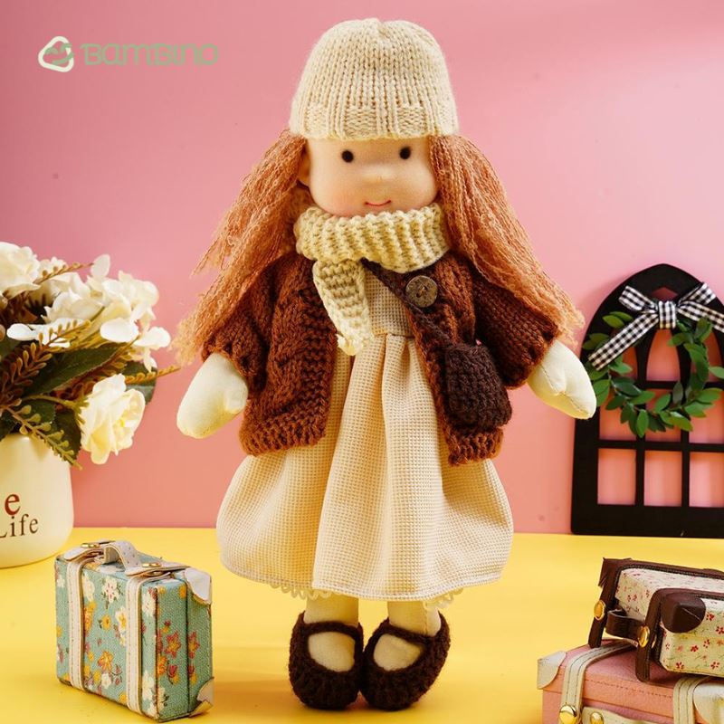 Boneca de Pano Artesanal Brinquedo Infantil Boneca de Pano Loja do Bambino 