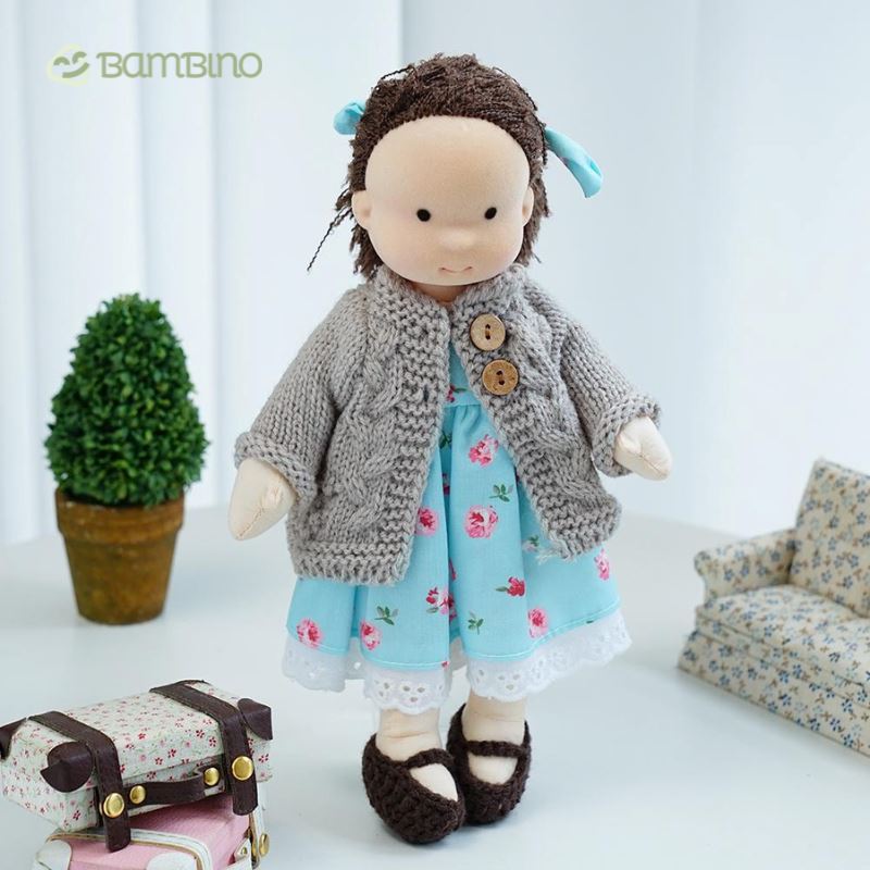 Boneca de Pano Artesanal Brinquedo Infantil Boneca de Pano Loja do Bambino 