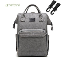 Mochila Maternidade Bambino Mochila Maternidade Bambino Loja do Bambino Cinza Claro 