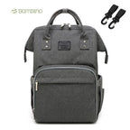 Mochila Maternidade Bambino Mochila Maternidade Bambino Loja do Bambino Cinza Escuro 