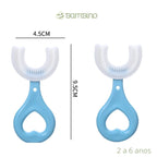 Escova de Dente Infantil 360 Graus - Compre 1 e leve 2 Escova de Dente Infantil 360 Graus Loja do Bambino Escovas Azuis (2 a 6 anos) 