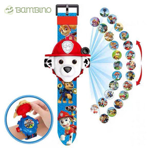 Relógio Patrulha Canina - Com Projetor de Imagens Relógio Patrulha Canina - Com Projetor de Imagens Loja do Bambino Marshall 