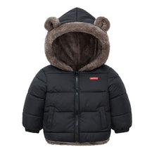 Jaqueta de Ursinho Infantil de Pelúcia - Reversível Jaqueta de Ursinho Infantil de Pelúcia - Reversível Loja do Bambino Preto 2 Anos 