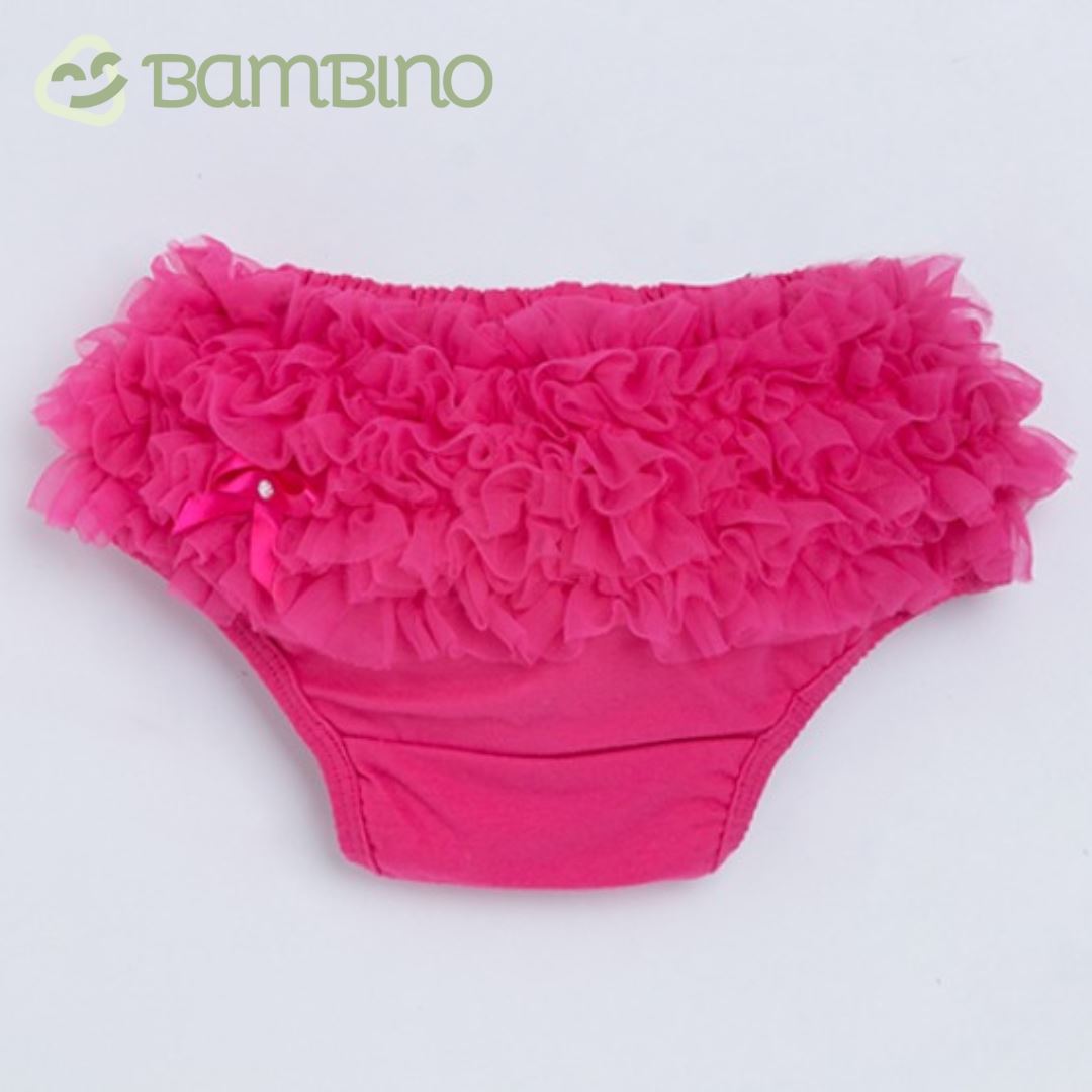 Calcinha Pompom Infantil Bambino Calcinha Pompom Infantil Bambino Loja do Bambino Rosa 1 Ano 