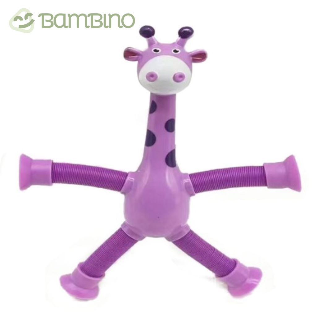 Girafa Estica Patas Girafa Estica Patas Infantil Loja do Bambino Roxa 