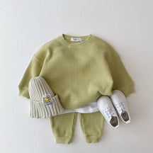 Conjunto Infantil Elegância - Moletom + Calça Conjunto Infantil Elegância - Moletom + Calça Loja do Bambino Verde 6 Meses 