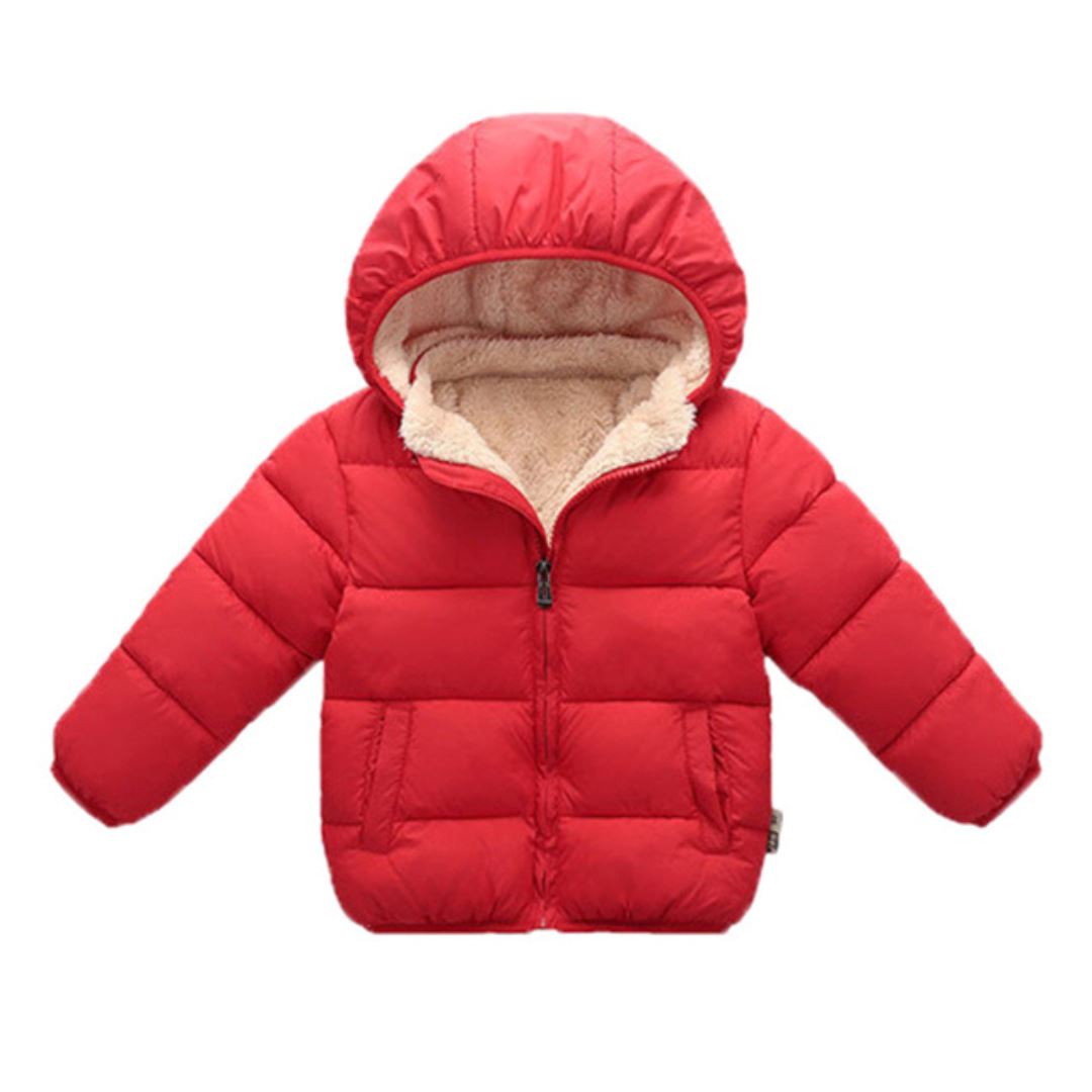 Jaqueta Pelúcia Infantil Jaqueta Pelúcia Infantil Loja do Bambino Vermelho 2 Anos 