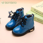 Bota Earth em Couro Infantil Bambino Bota Earth em Couro Infantil Bambino Loja do Bambino 