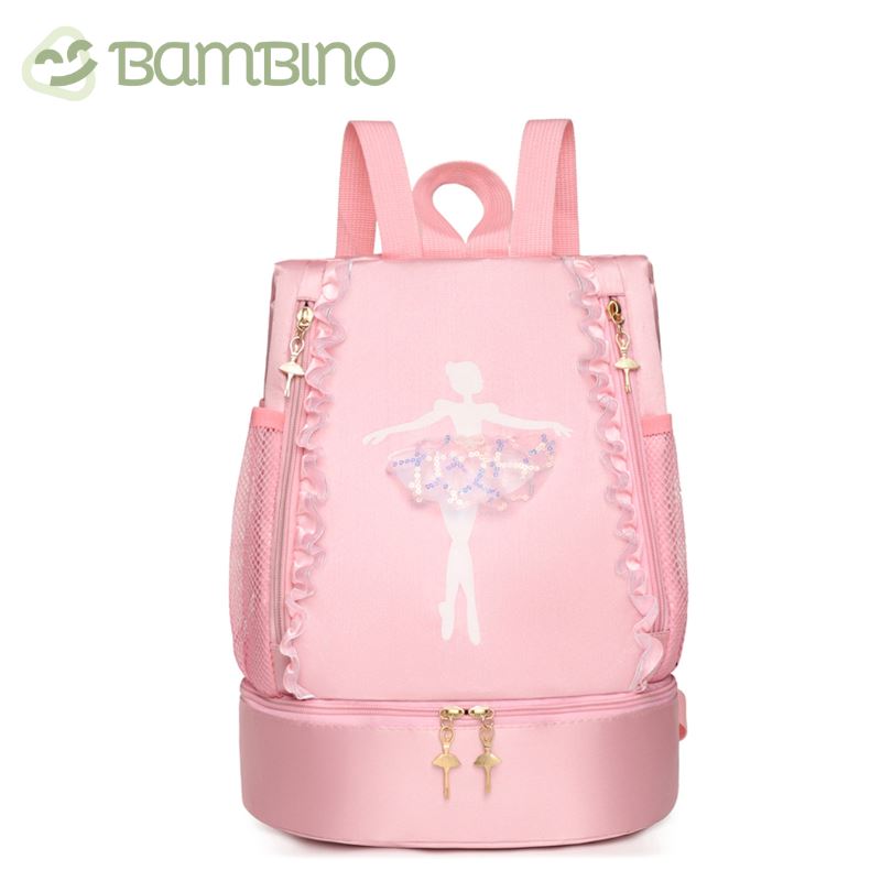 Mochila Ballet Infantil Bambino Mochila Ballet Infantil Bambino Loja do Bambino Rosa Modelo 2 