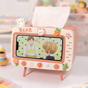 Suporte para Celular + Porta Lenços Suporte para Celular + Porta Lenços Loja do Bambino 